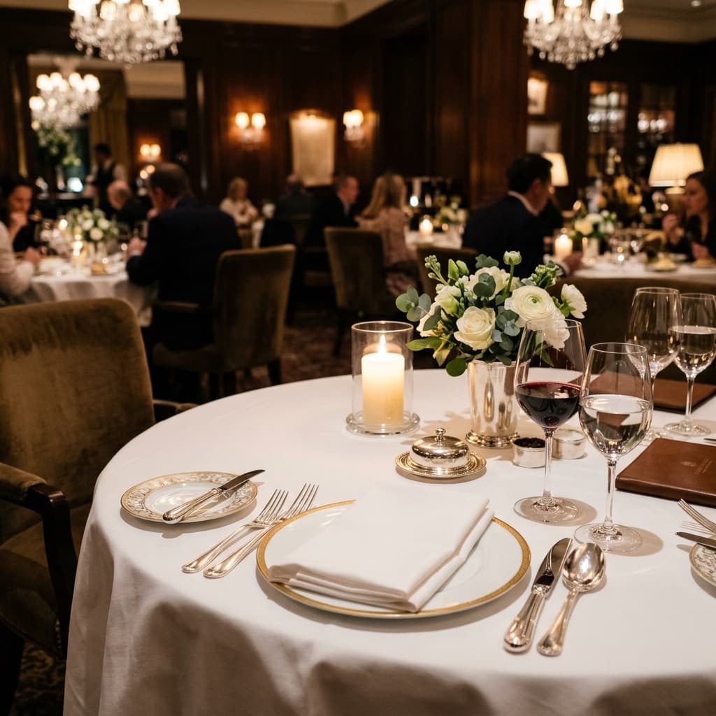 Elegant Restaurant Table