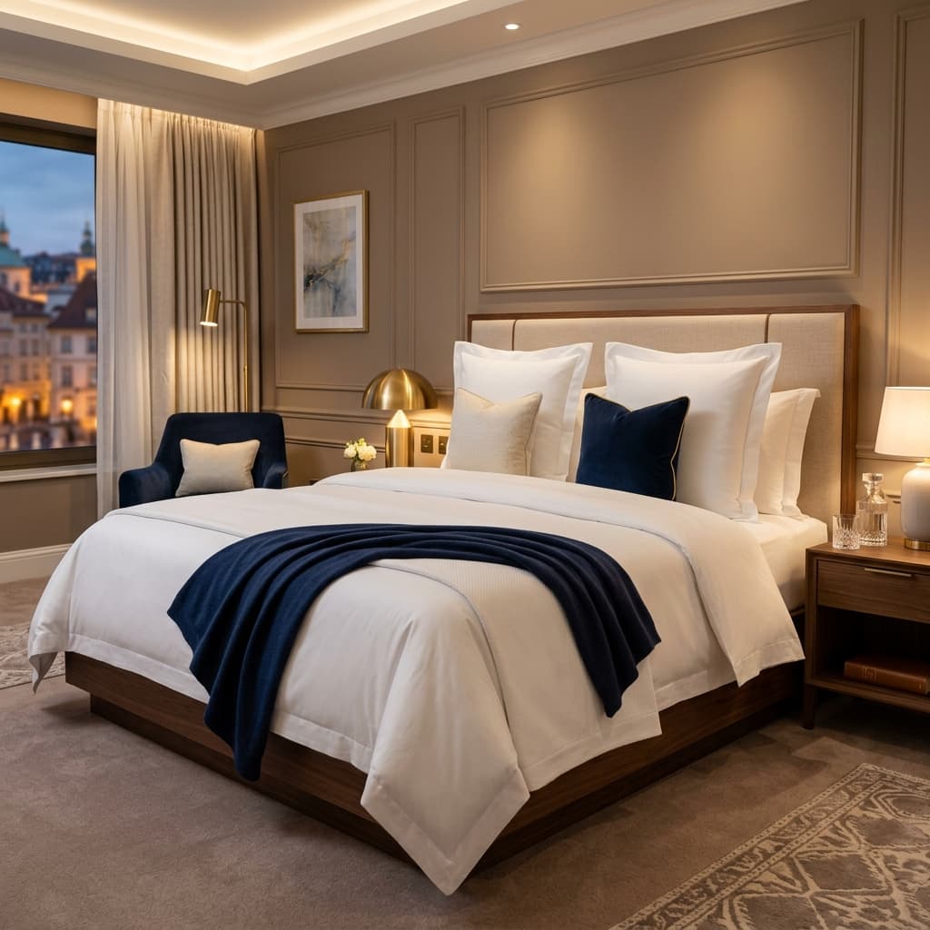 Pristine Hotel Bed